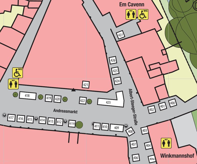 Übersichtskarte Andreasmarkt
