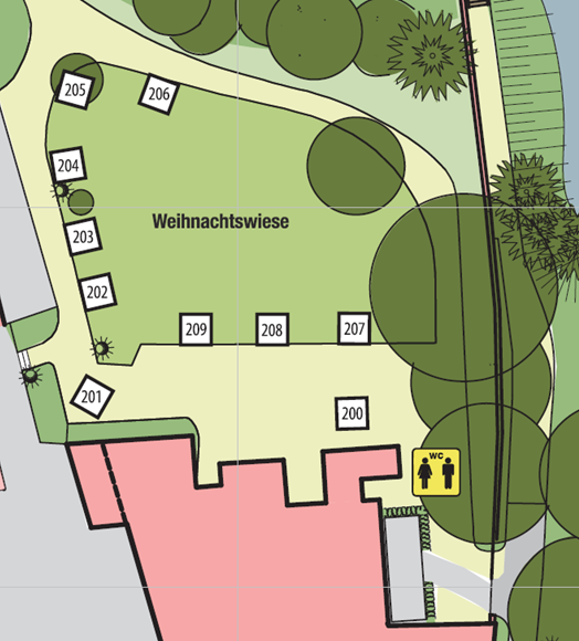 Übersichtskarte Weihnachtswiese