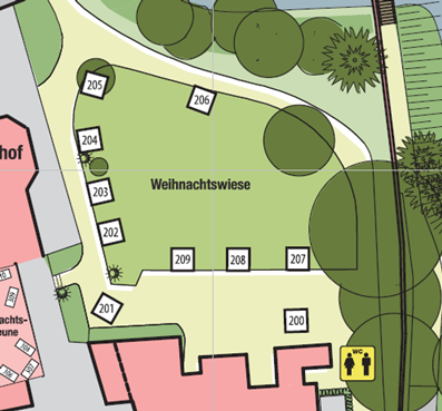 Übersichtskarte Weihnachtswiese